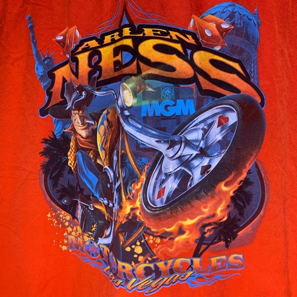 Arlen ness Las Vegas sleeveless biker shirt - Picture 7 of 8